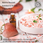 Himalayan Pink Salt Heart Shape Soap by Pride of India – Mineral Rich – Massage Bar/ Spa Ritual at Home – Chemical-free/Natural Occurring Salt Crystals Soap – Good for Skin/Hydrating-4