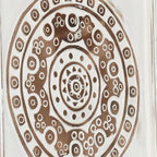 vidaXL Hand-Carved Wall Panels 2 pcs MDF 15.7"x15.7"x0.6"-3