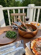 Olive Wood Spiral Salad Servers-1